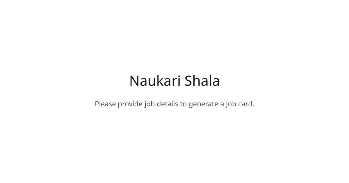 WCL DV Schedule 2025 for Apprentice (Trade Apprentice - Wani North Area ...